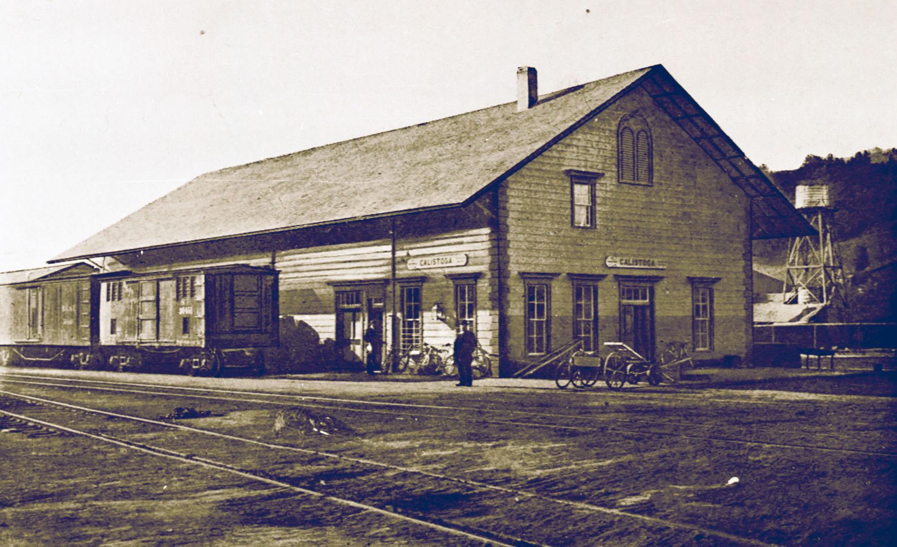 Calistoga Train Station historic